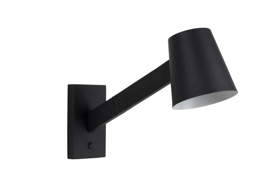 Lucide MIZUKO - Wall light - 1xE14 - Black - off